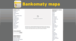 Desktop Screenshot of bankomaty-mapa.cz